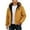 Yellow, variant on Daznico Jackets for Men,Men's Autumn and Winter Thickened Outdoor Casual Loose Fit Hooded Jacket Coat,Mens Winter Coats,Size:5XL