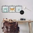 thumbnail image 3 of Stupell Industries Whimsical Woodland Nursery Animals Animals Painting Black Framed Art Print Wall Art, 12 x 12, Set of 3, 3 of 8