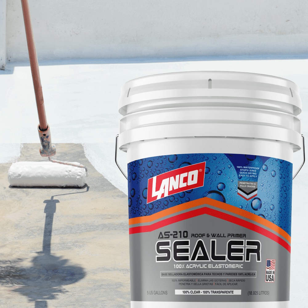 Lanco Acrylic Primer Sealer Clear Finish, 5 Gallon