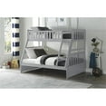 thumbnail image 2 of Lexicon Orion Transitional Wood Twin over Full Bunk Bed in Gray, 2 of 4