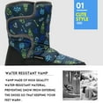 thumbnail image 2 of Ahannie Toddler Boys Girls Snow Boots,Kids Warm Insulated Winter Outdoor Boots, 2 of 3