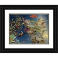 thumbnail image 1 of John George Naish 24x19 Black Ornate Framed Double Matted Museum Art Print Titled: Midsummer Night's Fairies, 1 of 5