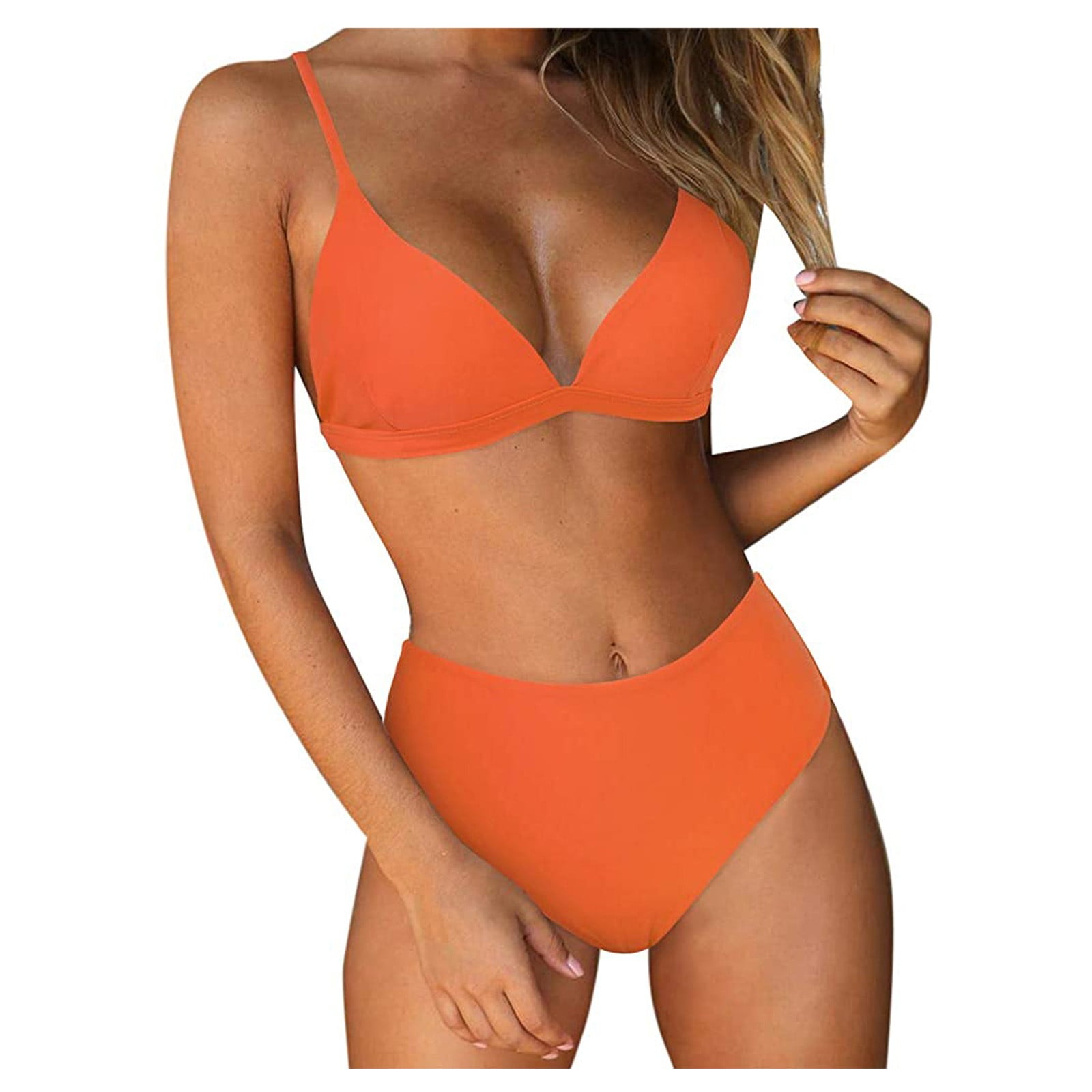 Beachwear Padded Bandeau Set Up Bikini Swimwear Women Push Swimwear