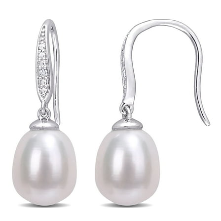 Everly Women's Cultured Pearl Sterling Silver Earrings