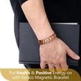 thumbnail image 2 of Brazalete Magnético Feraco Cobre Puro 99.99% Imán 3500 Gauss para Hombre, 2 of 9