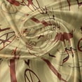 thumbnail image 5 of Ambesonne Southwestern Valance Pack of 2, Prehistoric Art, 54"X12", Pale Yellow Brown, 5 of 5