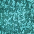 thumbnail image 1 of Ahgly Company Machine Washable Indoor Square Transitional Teal Green Area Rugs, 4' Square, 1 of 7
