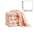 thumbnail image 3 of weibbin Superfine Fiber Kitchen Cleaning Cloth Floral Pattern Absorbent Non Shedding for Dishes 4PCS, 3 of 6
