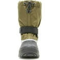 thumbnail image 3 of Kamik Waterbug5 Dark Olive Waterproof Adjustable Winter Snow Mid-Calf Boots (Dark Olive, 2), 3 of 6