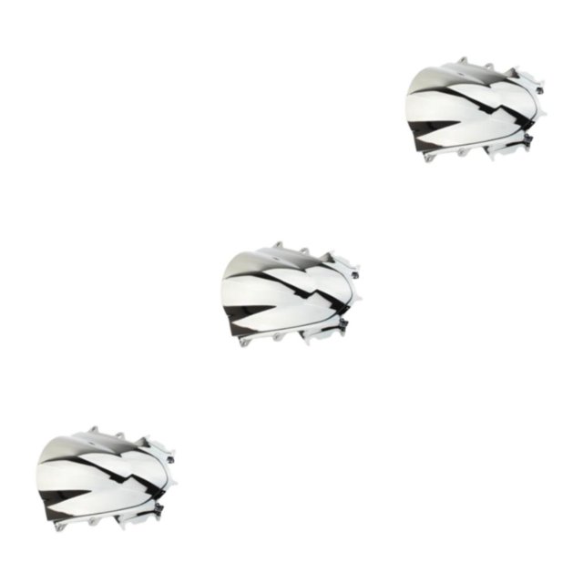 Langgg Motor Windshield Windscreen Shield For R15 V3 2017~2020 Brown Silver 3Set