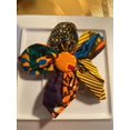 thumbnail image 3 of African print hair accessory/brooch pin , 3 of 4