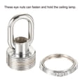 thumbnail image 5 of Unique Bargains 25kg Max Load 30x44mm M10 Thread Ring Shape Female Loop Eye Nut Silver Tone 2 Pack, 5 of 5