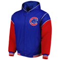 thumbnail image 4 of Men's JH Design Royal Chicago Cubs Reversible Fleece Full-Snap Hoodie Jacket, 4 of 6