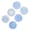 White Printed Blue, variant on Ywmsfl Heatproof Silicone Coasters 9.6cm Round Printed Pattern Cup Mat Heat Insulated Drink Pad for Home Use Table Protectors