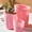 Pink, variant on 3 Piece Upgraded Silicone Measuring Cup Sets Squeeze & Pour Liquid Measuring Cups Flexible Chocolate Melting Cup Baking Supplies Chef Gifts(Pink)