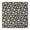 Black Daisy Flower, variant on Black Daisy Flower Pattern Square Fitted Tablecloth with Elastic Edge,Square Table Cover,Washable Elastic Table Cover for Home Kitchen Party Decor 34"x34"