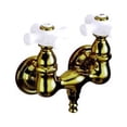 thumbnail image 2 of Elements Of Design DT0315PX Double Handle Wall Mounted Clawfoot Tub Filler - Bronze, 2 of 4
