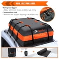 thumbnail image 2 of Bolsa de techo MeeFar XBEEK de 20 pies cúbicos impermeable para todos los coches, 2 of 7
