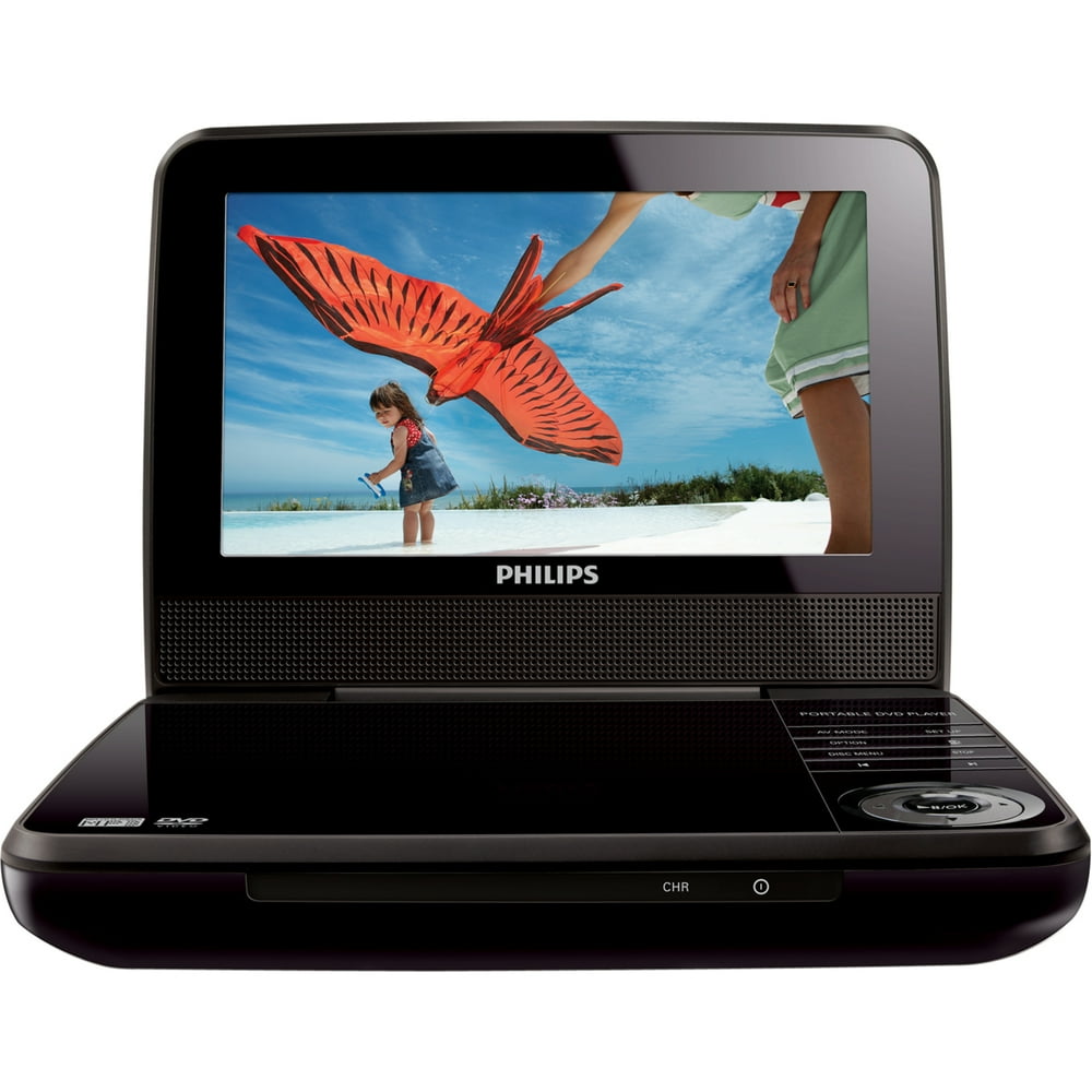Philips 7" Portable DVD Player (PET741B) Refurbished