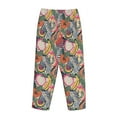 thumbnail image 5 of Goofa Tropical Fruit Printed Soft Pajama Pants for Women, Wide Leg Comfy Casual Lounge Yoga Pants-X-Large, 5 of 9
