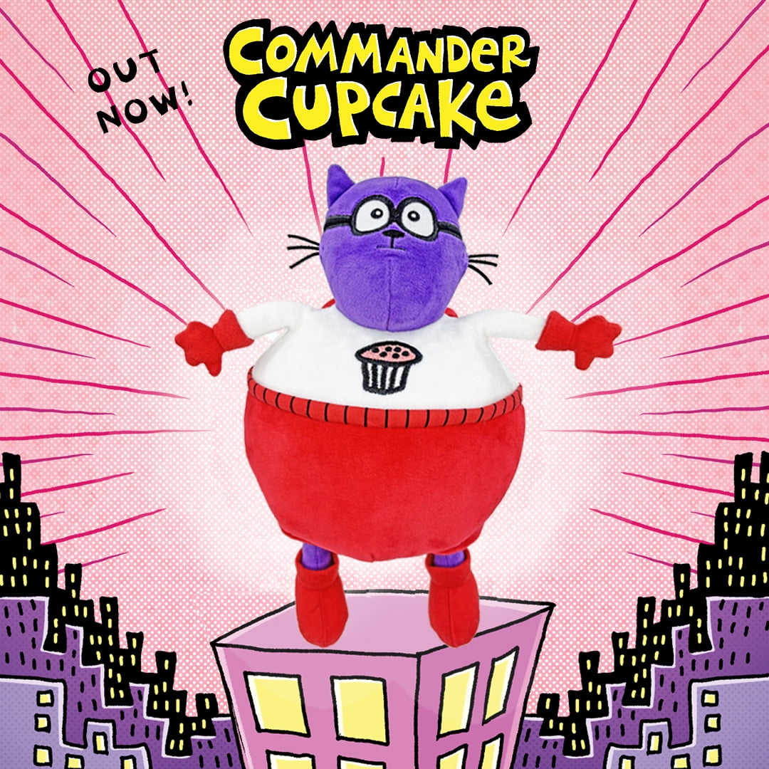 Dog Man's Commander Cupcake/ Big Jim 12.5" Plush