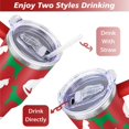 thumbnail image 5 of Personalized Dog Lover Gift Idea - 40oz Insulated Tumbler with Straw for Women - Non-Slip Handle Coffee Travel Cup, 5 of 7
