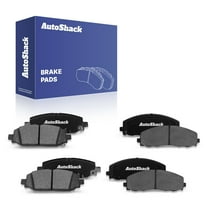 AutoShack Front & Rear Ceramic Brake Pad Set | Replacement for 2018-2022 Jeep Wrangler | 8-PC