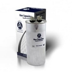 

Appli Parts Run Capacitor 12 Mfd uF (microfarads) 370 VAC or 450 VAC Round CON-12-450Replaces CAP-12-450