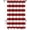 Red, variant on Merry Christmas Shower Curtain Red and White Stripes Shower Curtains for Bathroom Curtain Sets with Hooks Waterproof Fabric Bath Curtain Extra Long 72" X 84"