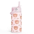 thumbnail image 1 of Botella de agua Sandjest para niños, 355 ml, tapa con pajita, 1 of 7