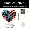 thumbnail image 3 of Independence Day Acrylic Flag Decorative Art – 4th of July Tabletop Ornament, 3 of 6