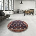 thumbnail image 4 of Ahgly Company Machine Washable Indoor Rectangle Industrial Modern Rosy Pink Area Rugs, 2' x 3', 4 of 7