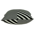 thumbnail image 4 of 18" x 5" x 18" Transitional White & Black Pillow Cover With Poly Insert, 4 of 4