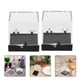 thumbnail image 4 of Caja transparente cuadrada de 4pcs para colecciones de rocas Caja de almacenamiento multifuncional de exhibición de muestras de minerales de cristal para conchas de joyería y piedras preciosas, 4 of 8