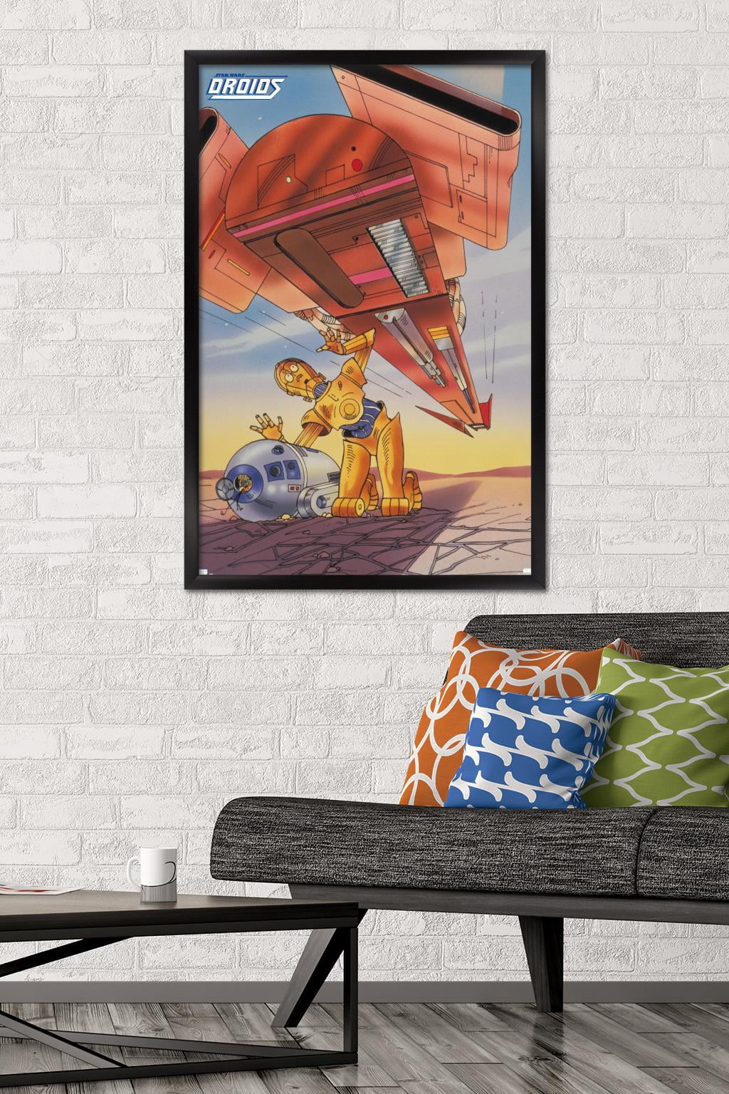 Star Wars: Droids - R2-D2, C-3PO Wall Poster, 22.375" x 34", Framed