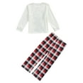 thumbnail image 5 of Parent-child Clothing  Christmas Pajamas Set  Long Sleeves + Trousers, Elk Pattern Festive Accessory, 5 of 10