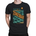 thumbnail image 2 of Zanzibar Tanzania Beach Vibes Men's T-shirt, 2 of 3