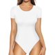 thumbnail image 1 of Xishao Women's Round Neck Short Sleeve T Shirts Basic Bodysuits Xishao ropa, 1 of 2