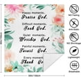 thumbnail image 4 of Healing Blanket, Positive Inspirational Thoughts Sherpa Blanket with Scripture Bible Verse Soft Throw Blanket -Christian Gifts for Women 50x60 Inch, 4 of 6