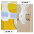 thumbnail image 2 of WASHWEPE Wooden Curtain Rod Support 2Pcs for Home Decoration, 2 of 8