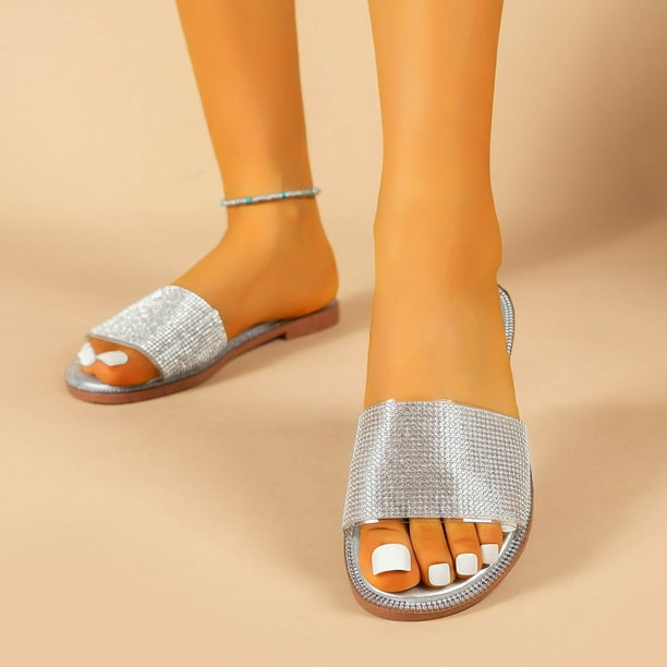 New fashion women's deals slip on sandals