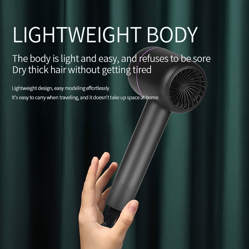 KSKIN Powerful Anion Hair Dryer with Concentrator-1500Watts, Black KD318
