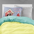 thumbnail image 2 of Dog House Collection English Bulldog Grey Brindle  Fabric Standard Pillowcase, 2 of 2