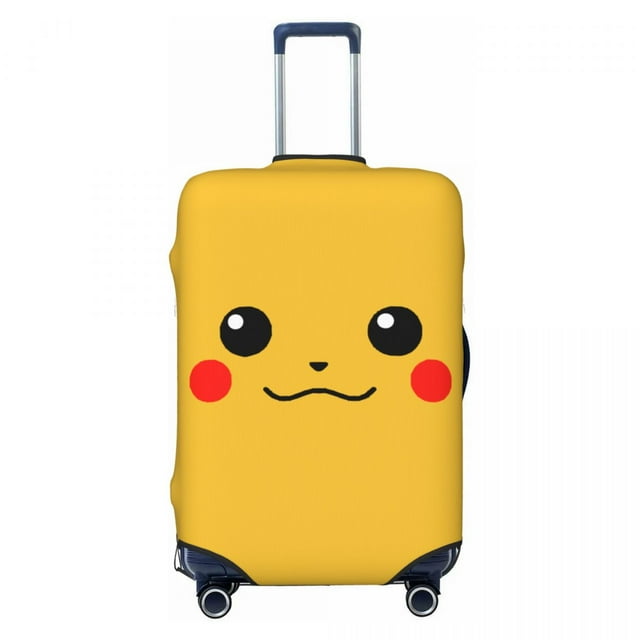 Housse de Valise Personnalisée Pokemon Pikachu, Protecteur de Mode pour Voyage, Housse de Protection pour Valise de 18-32 Pouces