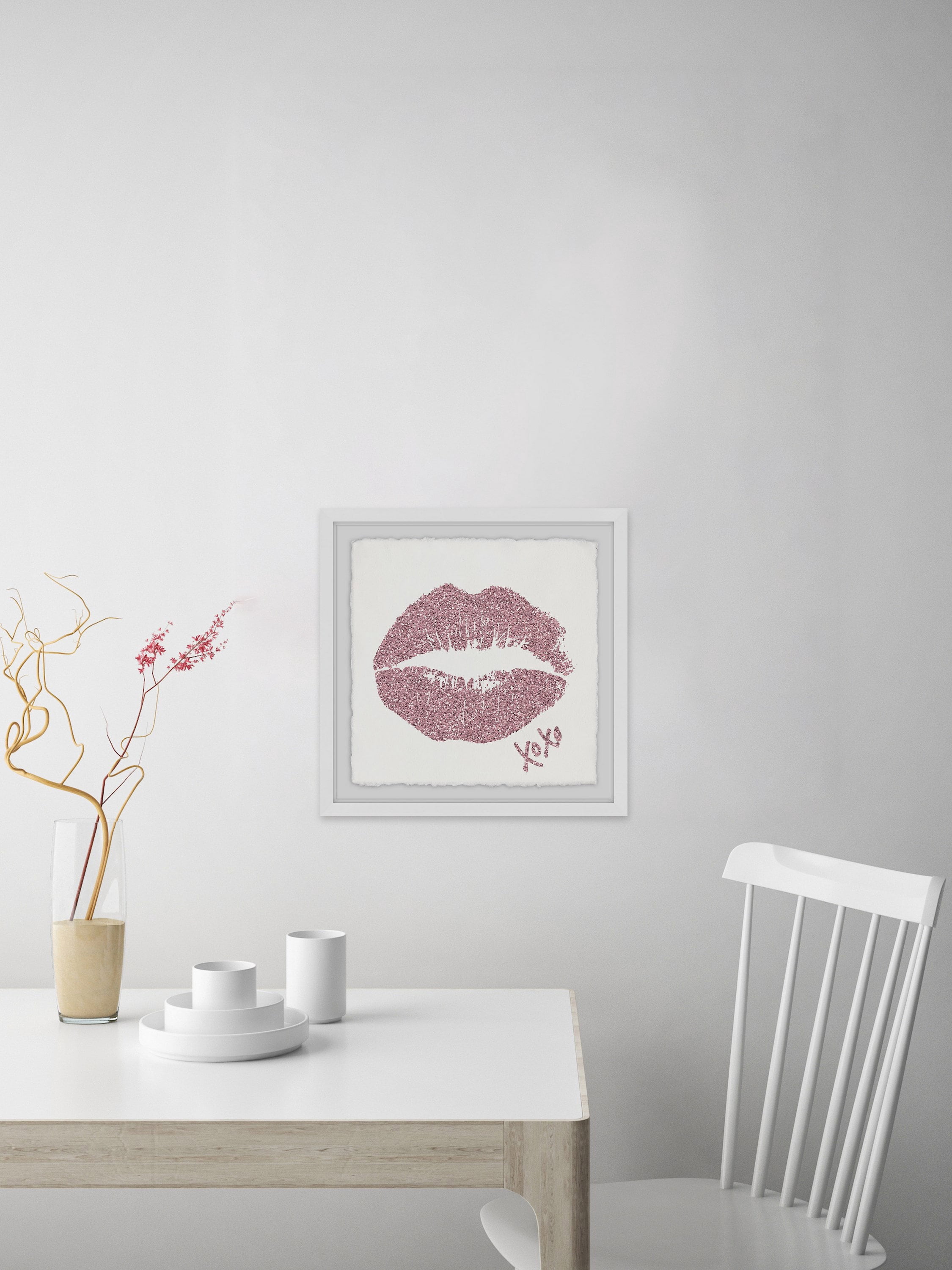 XOXO IV Framed Painting Print