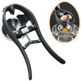 thumbnail image 2 of Egg Cracker, Egg Opener, Automatic Egg Cracking Tool, Eggshell Cutter, Egg Separator, Creative Kitchen Tools (Black), 2 of 4