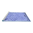 thumbnail image 2 of Ahgly Company Machine Washable Indoor Rectangle Southwestern Blue Country Area Rugs, 2' x 4', 2 of 4