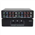 thumbnail image 4 of 2X RGB Component Switch  5  3-Way YPBPR Cable Component Switch AV Switcher for PS2   DVD Player TV, 4 of 6