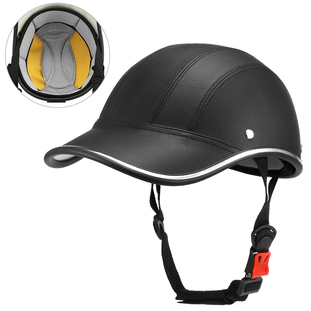 MIXFEER Outdoor Sports Cycling Safety Helmet Baseball Hat for Motorcycle Bike Scooter - image 2 of 7