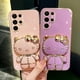 thumbnail image 2 of Funda de teléfono con soporte de espejo Hello Kitty para Samsung Galaxy S23, S22 Ultra, S21, S20 FE, S10, Note 20, 10 Plus, A24, A34, A54, 2 of 5